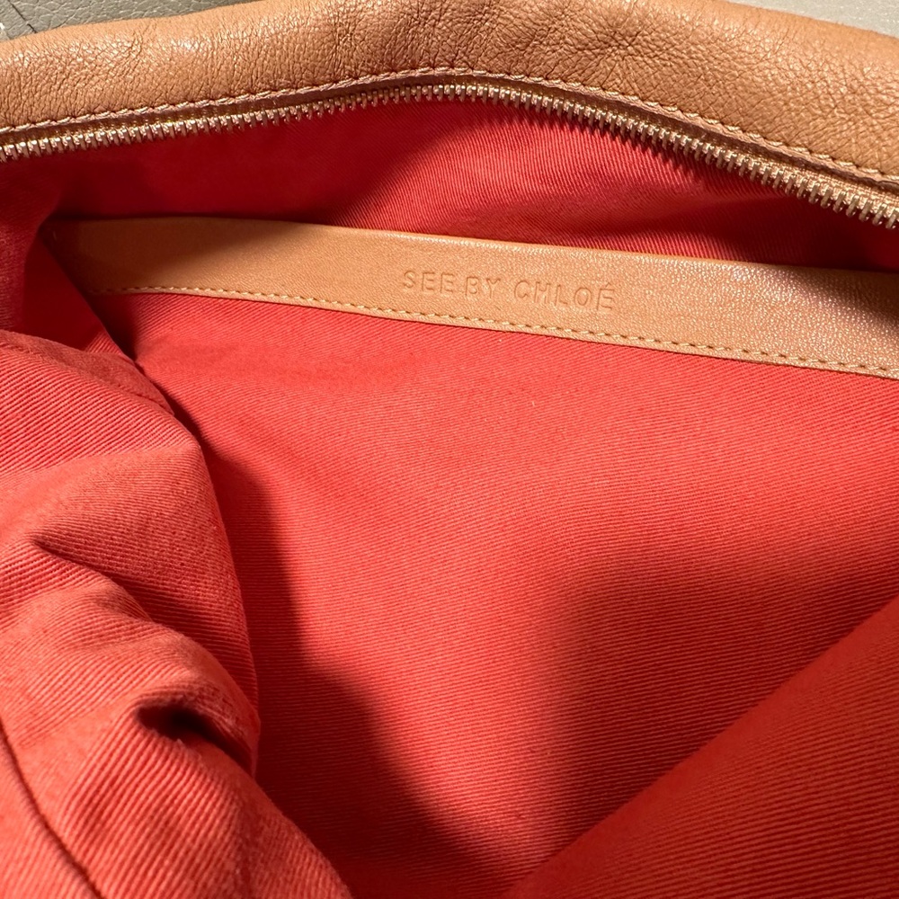 Chloe Orange Hobo Bag - Picture 9 of 12